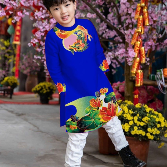 Áo Dài Truyền Thống Ngày Xuân 01
