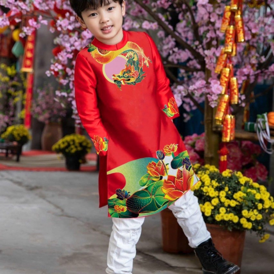 Áo Dài Truyền Thống Ngày Xuân 01